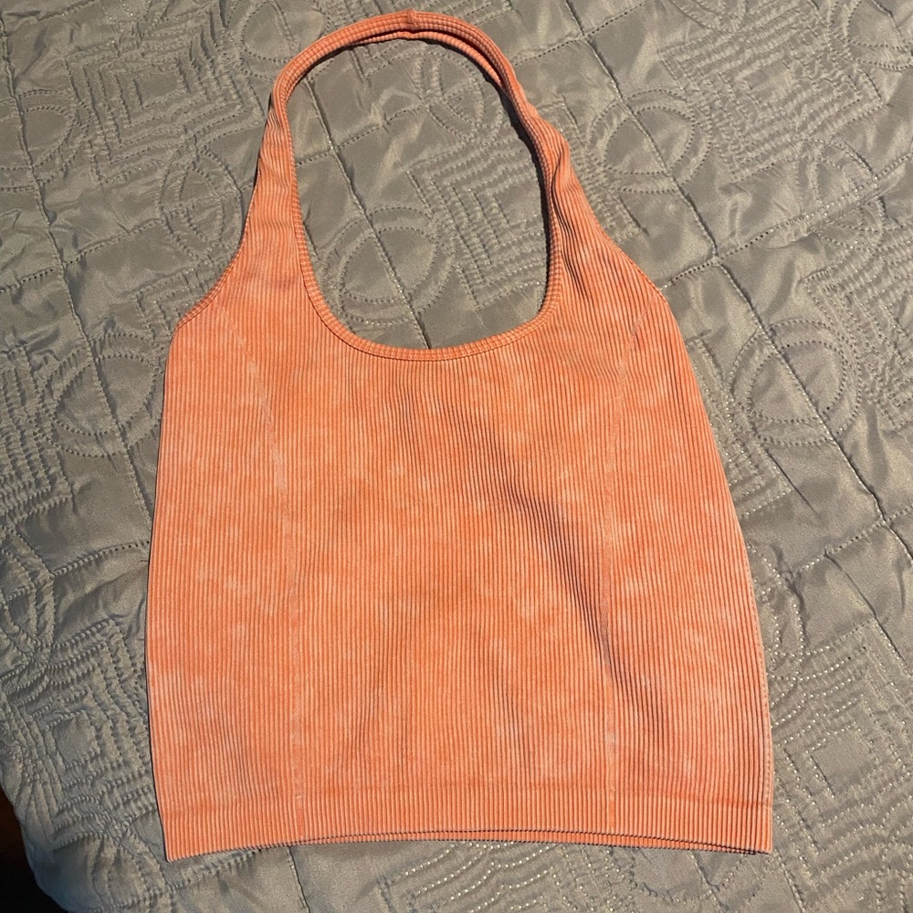 American Eagle Ribbed Halter Tank